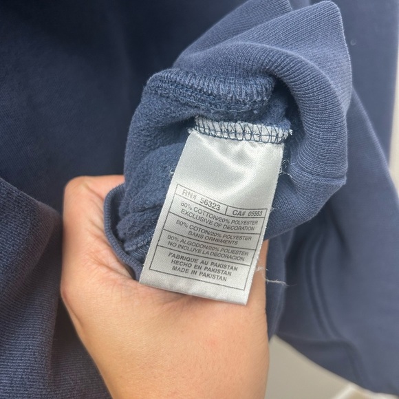 Vintage Nike Blue Pullover Hoodie - Picture 5 of 5